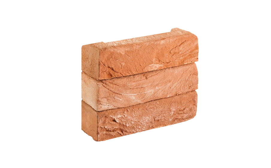 Кирпич облицовочный полнотелый ручной формовки Тандем Степной, 250*60*65 мм