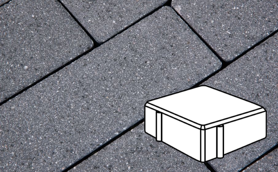 Плитка тротуарная Готика Granite FERRO, Квадрат В.1.К.8, Исетский 100*100*80 мм