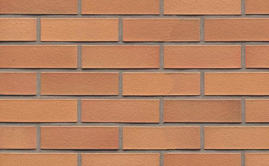 Кирпич клинкерный облицовочный 7-щелевой Muhr 06 Hellbraun-bunt гладкий, 250*120*65 мм