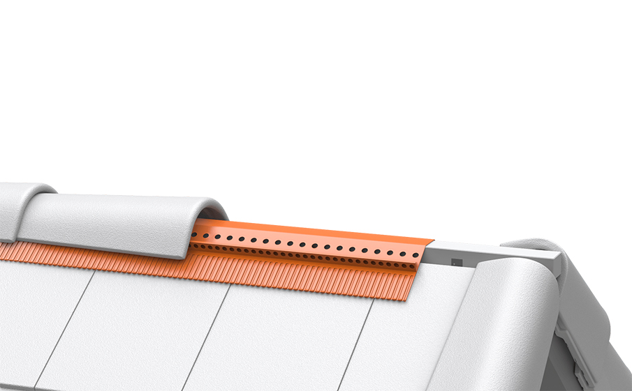 Аэроэлемент конька BRAAS AFE черный