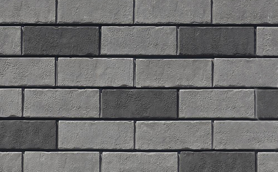 Декоративный кирпич для навесных вентилируемых фасадов White Hills Хофф брик F393-80, 190*71*25-28 мм