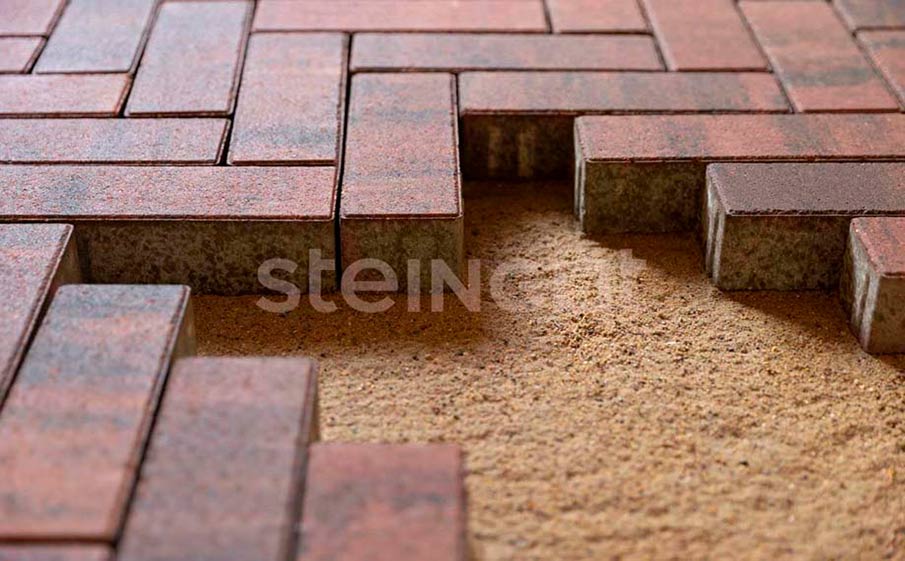 Плитка тротуарная Steingot Color Mix, Паркет, Клинкер, 240*80*60 мм