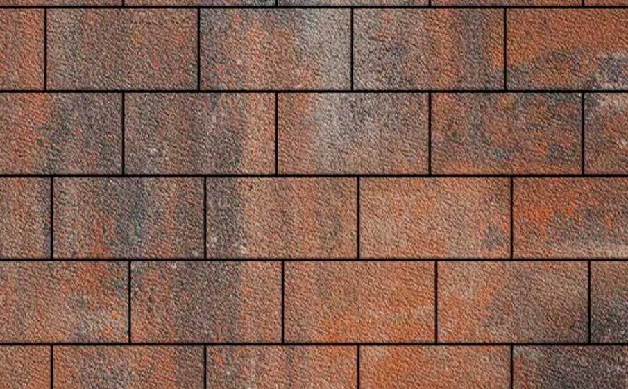 Плитка тротуарная SteinRus, Бельпассо Медио Б.10(Б).П.8, Native, ColorMix Рей, 225*150*80 мм