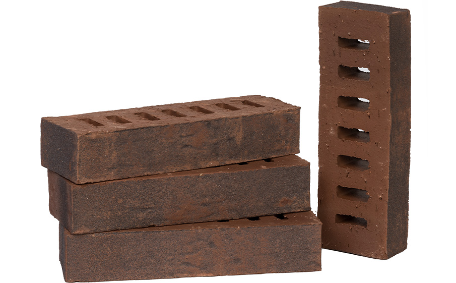 Клинкерный кирпич пустотелый Plinfa Iron 2302, 270*85*50 мм