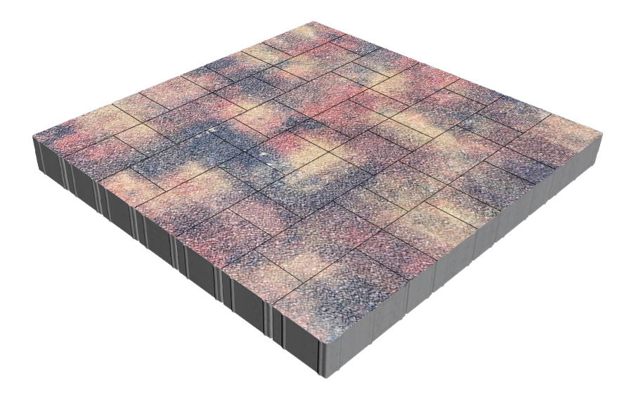 Плитка тротуарная SteinRus Новый город Рид В.8.Псм.8, Antico, Оригон, толщина 80 мм