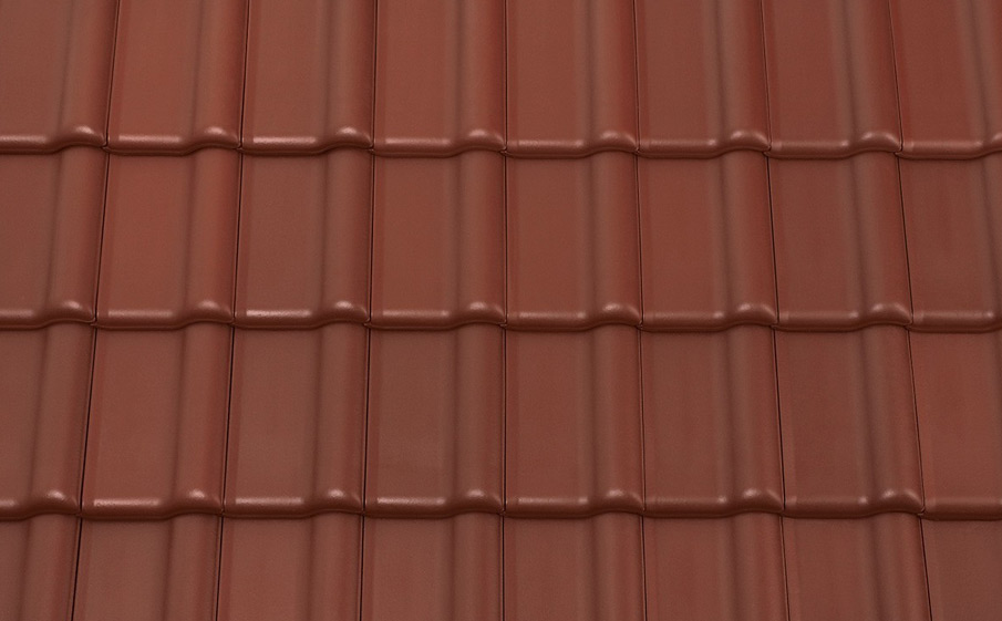 Керамическая черепица рядовая Koramic Alegra 10 Copper Brown Engobe