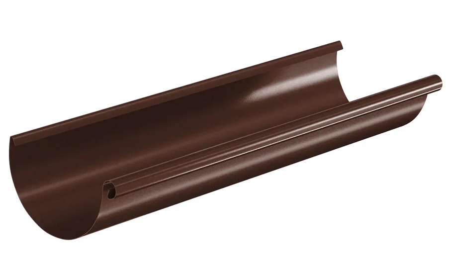 Желоб водосточный Aquasystem PURAL RAL 8017 для системы D 125/90, 3 м
