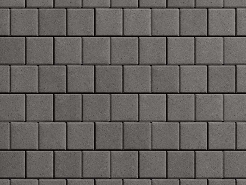 Плитка тротуарная Квадрат А.3.К.4 стандарт гладкий черный, 100*100*40 мм 