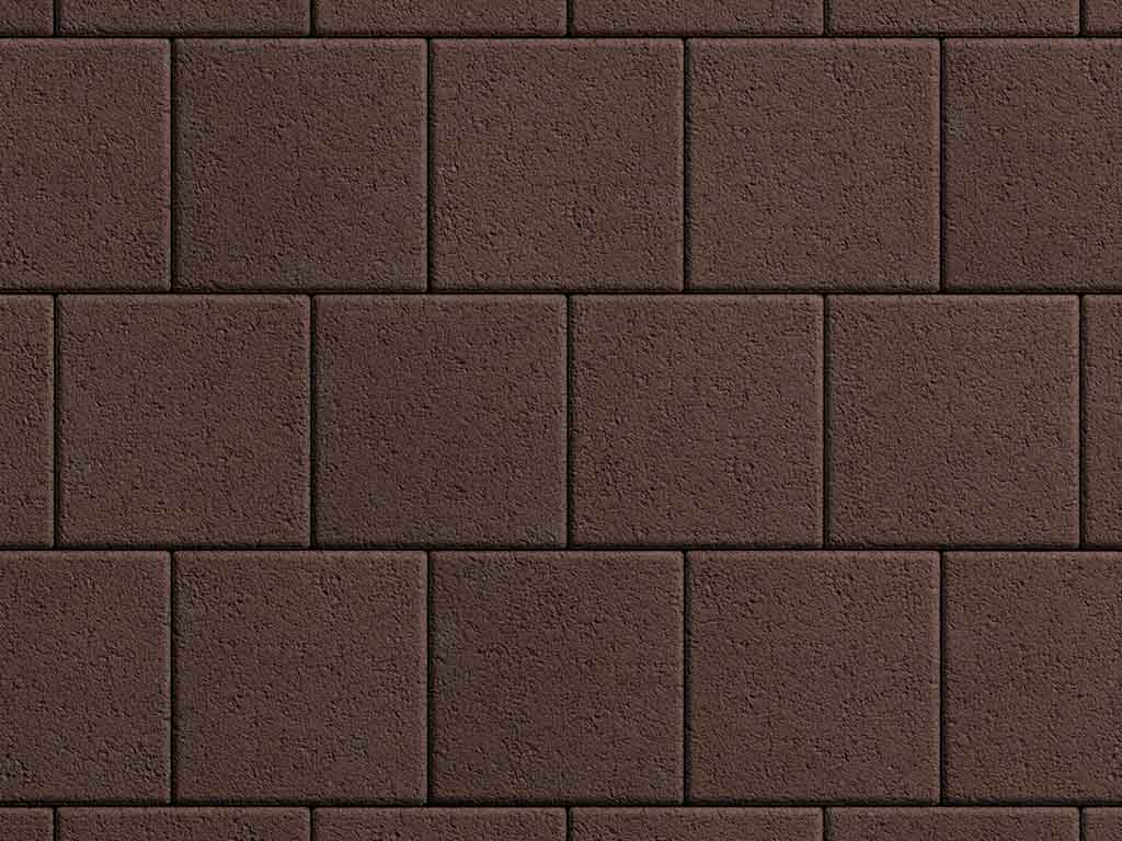 Плитка тротуарная Квадрат Б.2.К.6 гранит, коричневый, 200*200*60 мм