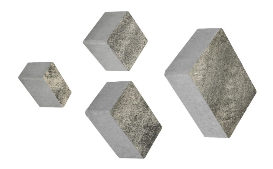 Плитка тротуарная Мюнхен Б.2.Фсм.6 листопад гладкий антрацит, комплект 4 шт, толщина 60 мм