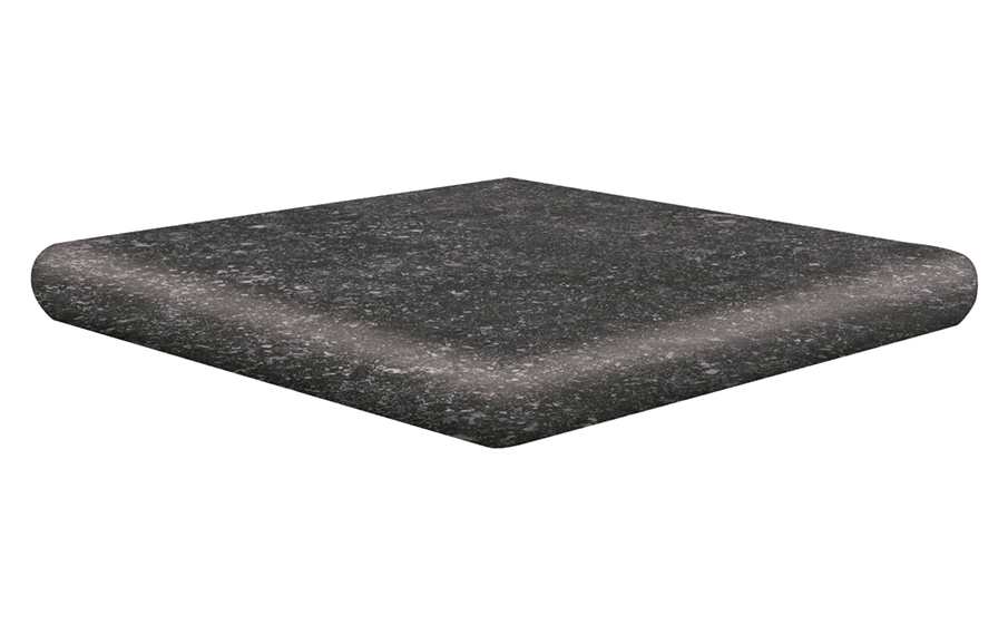 Угловая ступень-флорентинер EXAGRES Ardenas Antracita, 330*330*40*14 мм