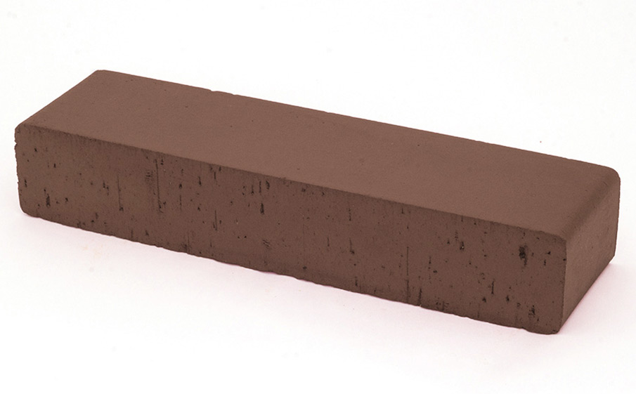 Клинкерная брусчатка Lode Brunis коричневая шероховатая, 250*65*45 мм