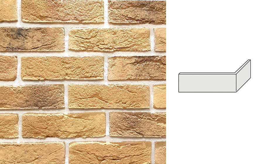 Угловой декоративный кирпич Redstone Dover brick DB-31/U 227*100*71 мм