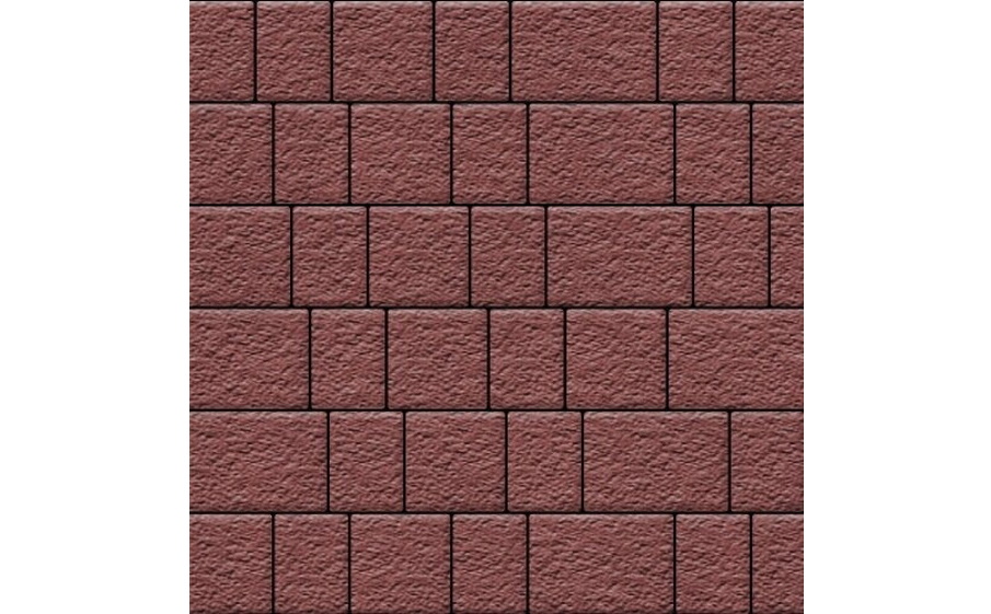Плитка тротуарная SteinRus Инсбрук Инн Б.6.Фсм.6, Old-age, красный, толщина 60 мм