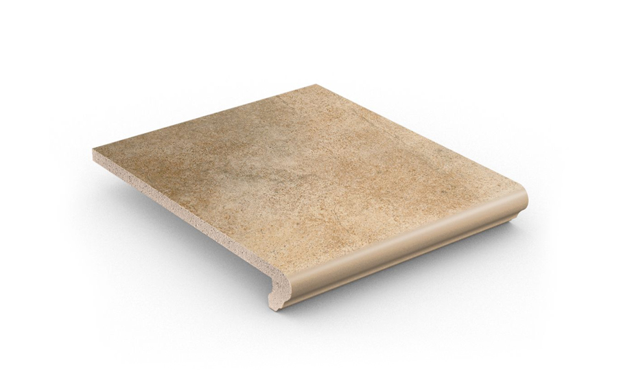 Клинкерная ступень флорентинер Stroeher Keraplatte Aera, 725 faveo, 340x294x12 мм