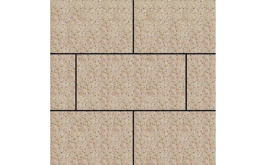 Плитка тротуарная SteinRus, Парк Плейс Б.3.П.8, Backwash, Грейзен, 600*300*80 мм