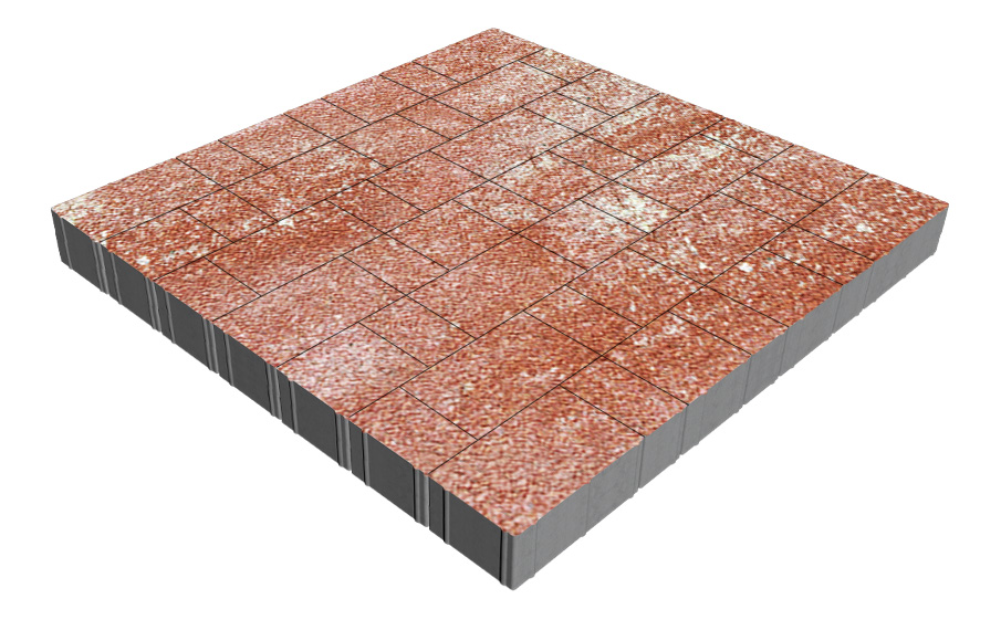 Плитка тротуарная SteinRus Новый город Рид В.8.Псм.8, Old-age, Порто, толщина 80 мм