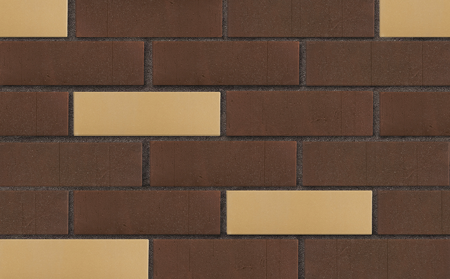 Кирпич клинкерный ЛСР Порту темно-красный с бордовым песком винтаж, 250*85*65 мм