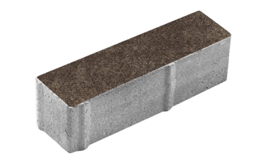 Плитка тротуарная Прямоугольник Б.8.П.8 листопад гранит хаски, 360*80*80 мм