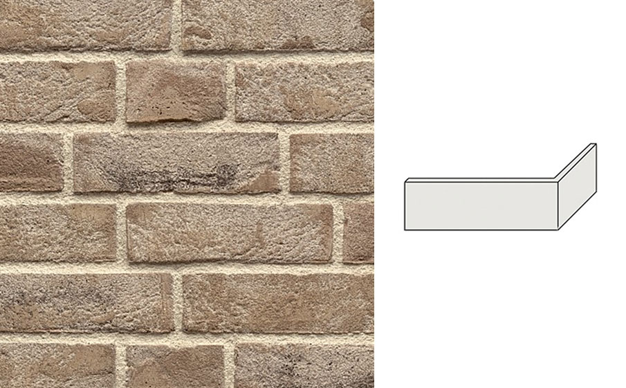 Угловая плитка Muhr Nr 59, Monaco (Titan Multi), 210*65*100*22-25 мм