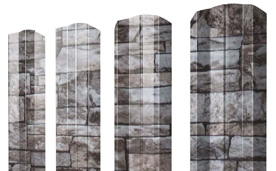 Штакетник М-образный В фигурный Print Elite Fine Stone