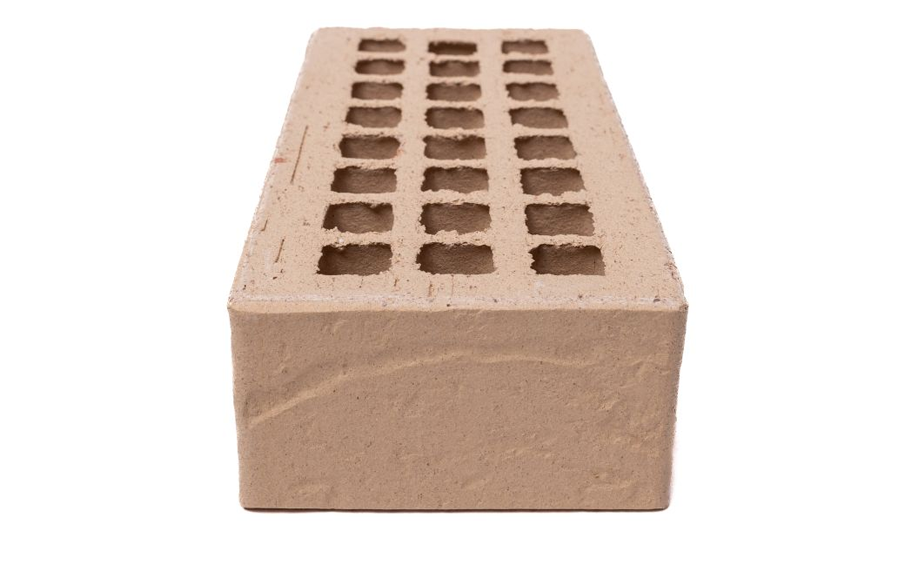 Кирпич облицовочный Губский КЗ, лава, бежевый, 250*120*88 мм