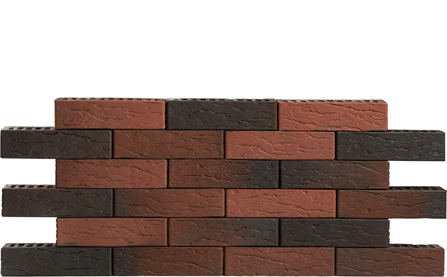 Кирпич клинкерный VOLGABRICK №70 флэш рустированный, 250*85*65 мм