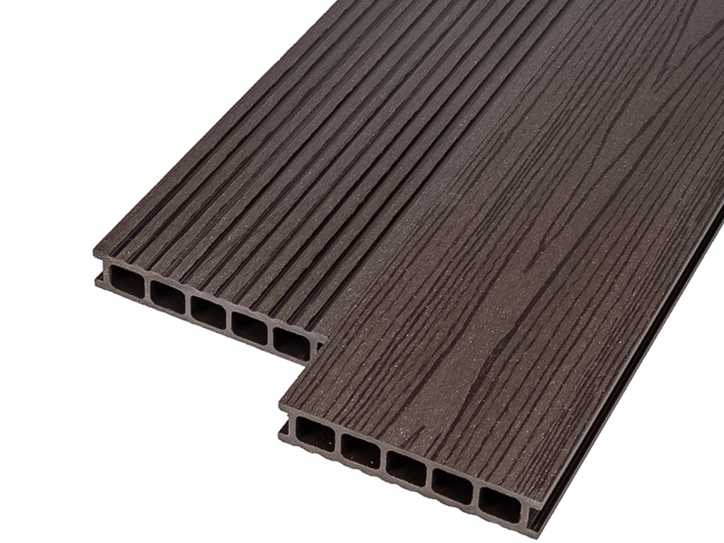 Террасная доска из МПК Deckart Optimum Венге, 4000*139*27 мм