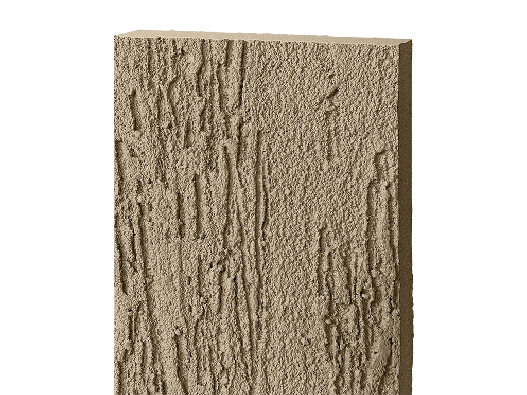 Фиброцементная панель БЕТЭКО Короед RAL 1019 (серо-бежевый), 3000*1200*8 мм