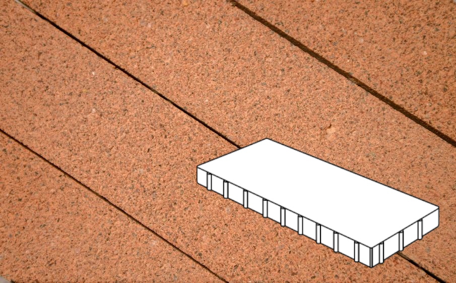 Плитка тротуарная Готика Premium Silver, Плита Б.10.П.10, №14, 1000*500*100 мм