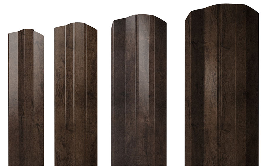 Штакетник М-образный А фигурный Print Elite Antique Wood