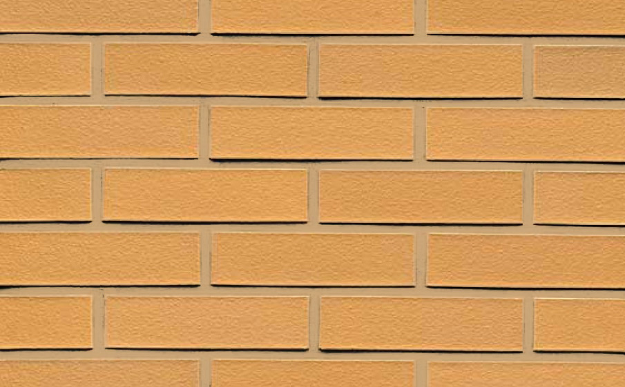 Кирпич клинкерный полнотелый Muhr 01 Niederlausitzer Gelb гладкий, 250*120*65 мм