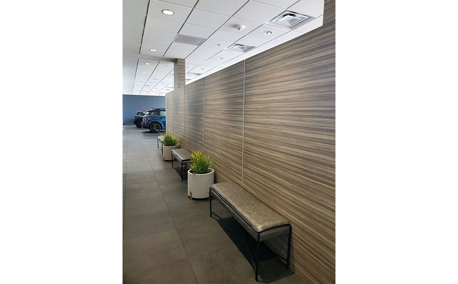 HPL-панель PoliLam Woods Tawni Agar A, 3050*1220*10 мм