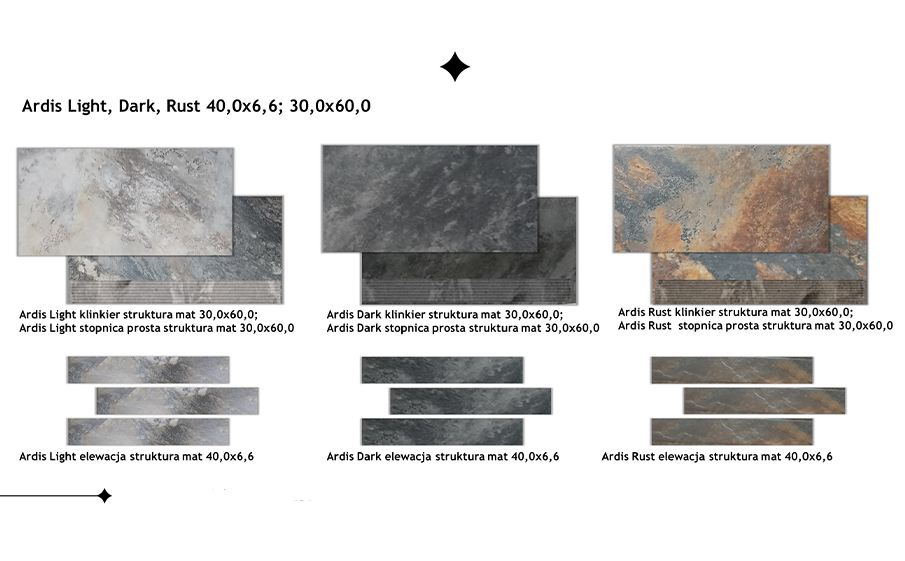 Клинкерная плитка под кирпич Paradyz Ardis Rust, 400*66*11 мм