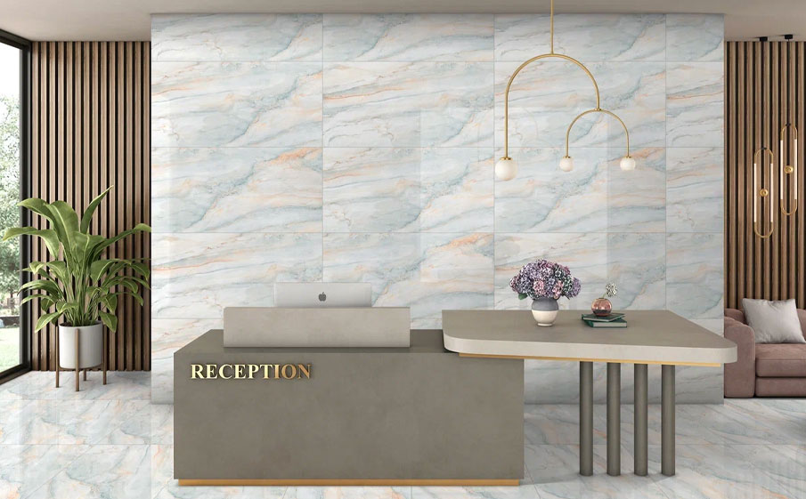 Керамогранит Eternal glossy Plazo Aqua, 1200*600*9 мм