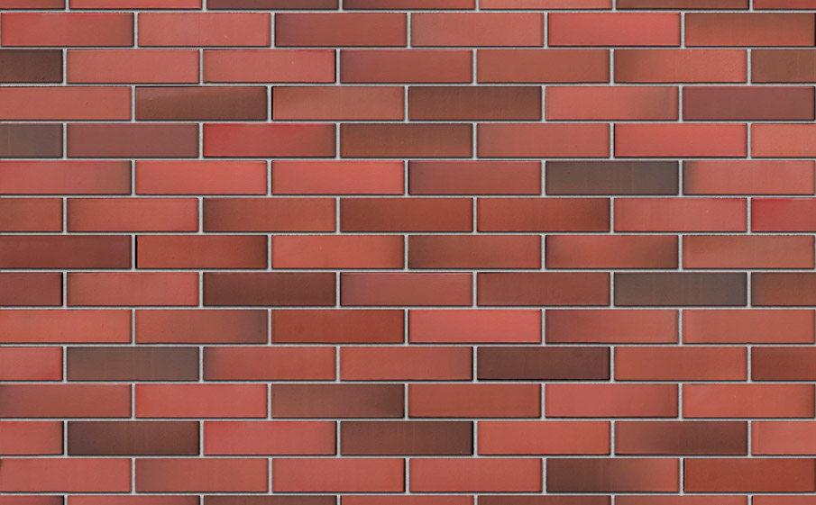 Кирпич БРАЕР кладка 1 бордо гладкий, 250*120*65 мм
