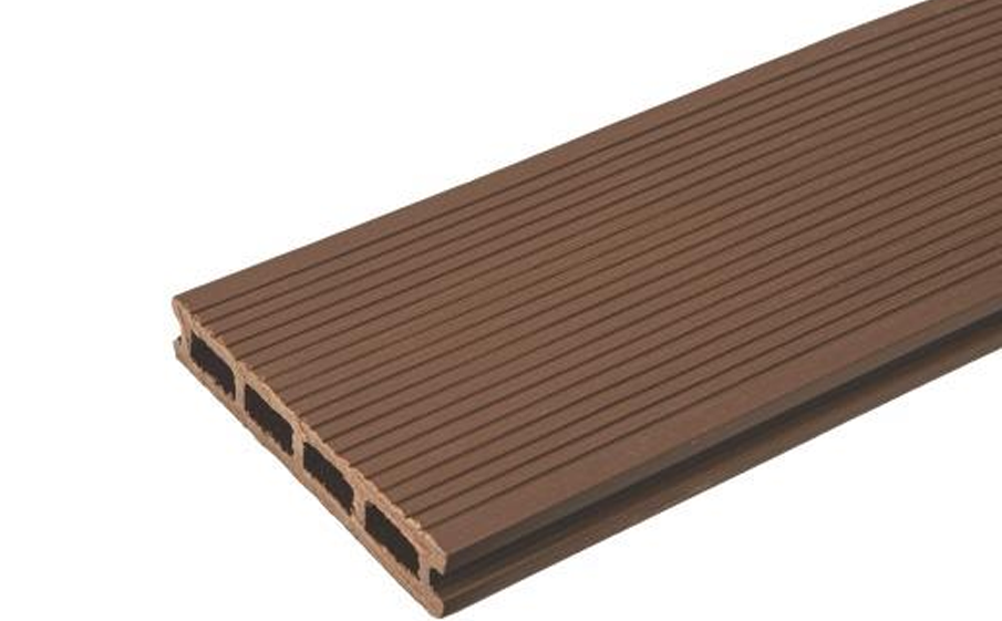 Террасная доска TalverWood, вельвет + 3D дерево, орех, 6000*150*25 мм