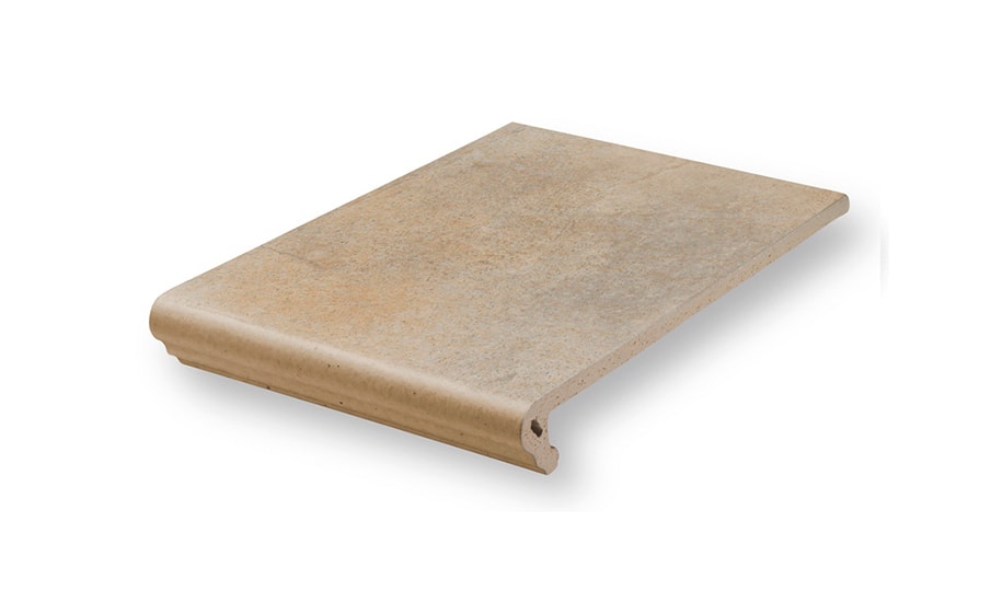 Клинкерная ступень флорентинер Stroeher Keraplatte Aera T 721 roule 340х294х12 мм