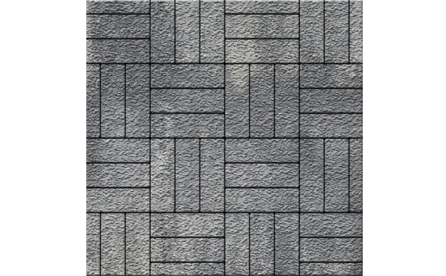 Плитка тротуарная SteinRus Паркет Б.2.П.6, Old-age, ColorMix Актау, 210*70*60 мм