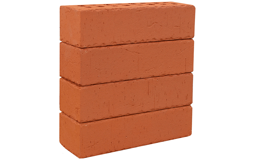 Кирпич клинкерный ЛСР Кембридж красный винтаж, 250*85*65 мм
