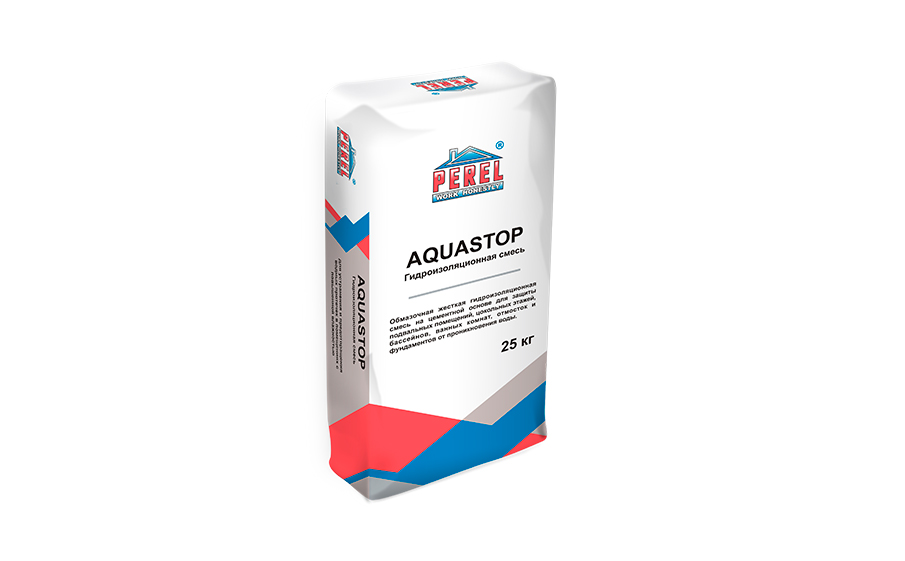 Гидроизоляционная смесь Perel 0810 Aquastop, 25 кг