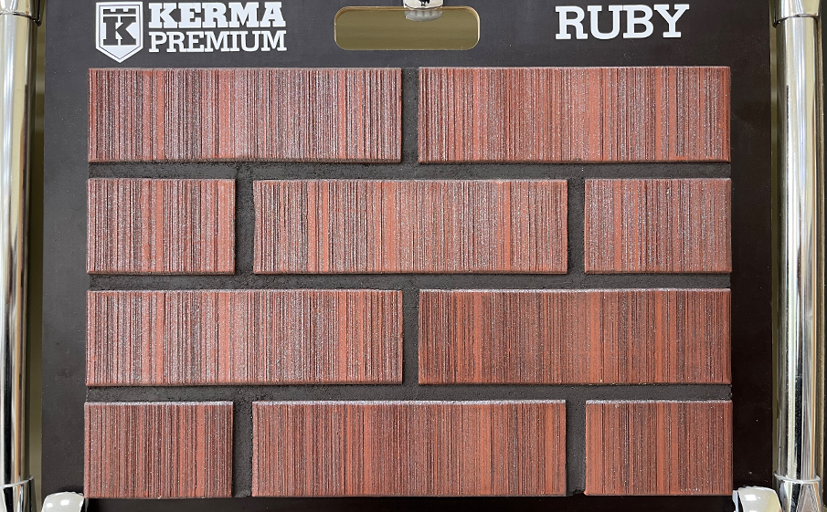 Кирпич облицовочный ТМ Kerma Premium Рубин 250*85*65 мм
