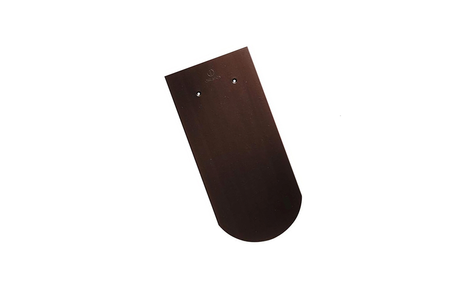 Керамическая черепица рядовая CREATON Biber Klassik Nuance коричневый ангоб