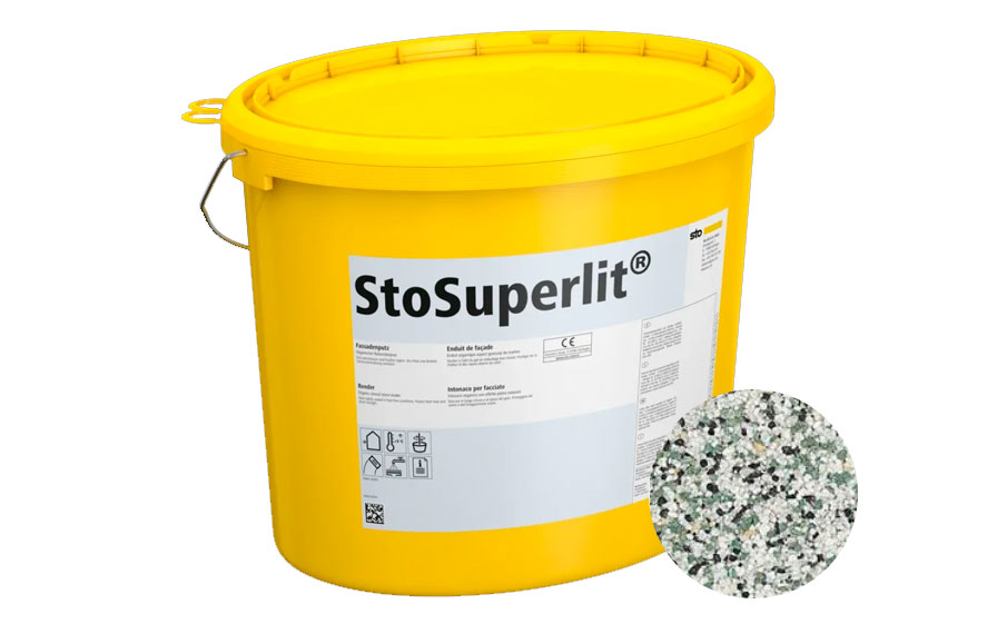 Декоративная штукатурка из натурального камня Sto-Superlit K 2,0, цвет 416, 23 кг