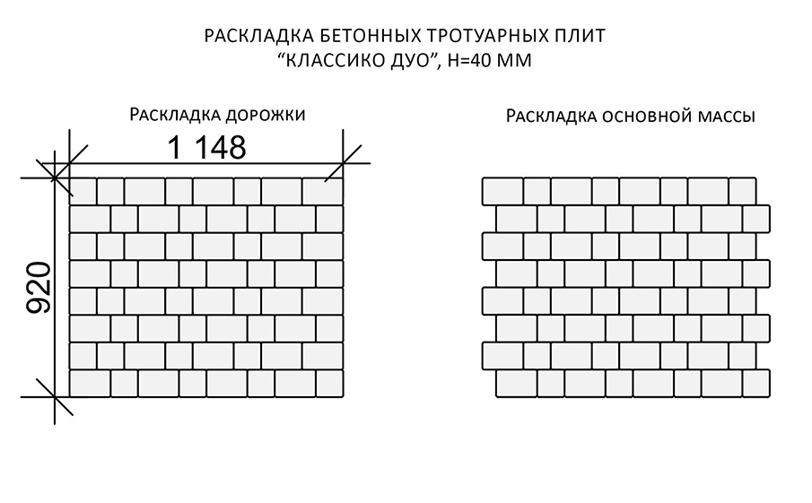 Плитка тротуарная BRAER Классико Дуо винный, 115/172*115*40 мм