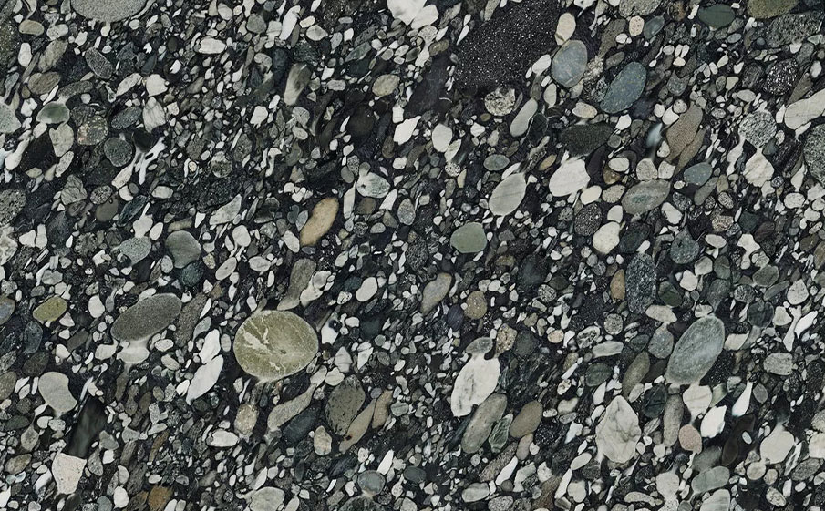 Керамогранит KERAMA MARAZZI Мариначе черный обрезной, 3200*1195*11 мм