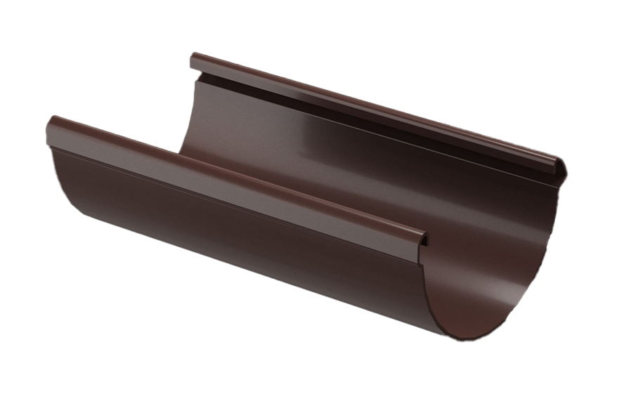 Желоб водосточный Docke LUX, шоколад