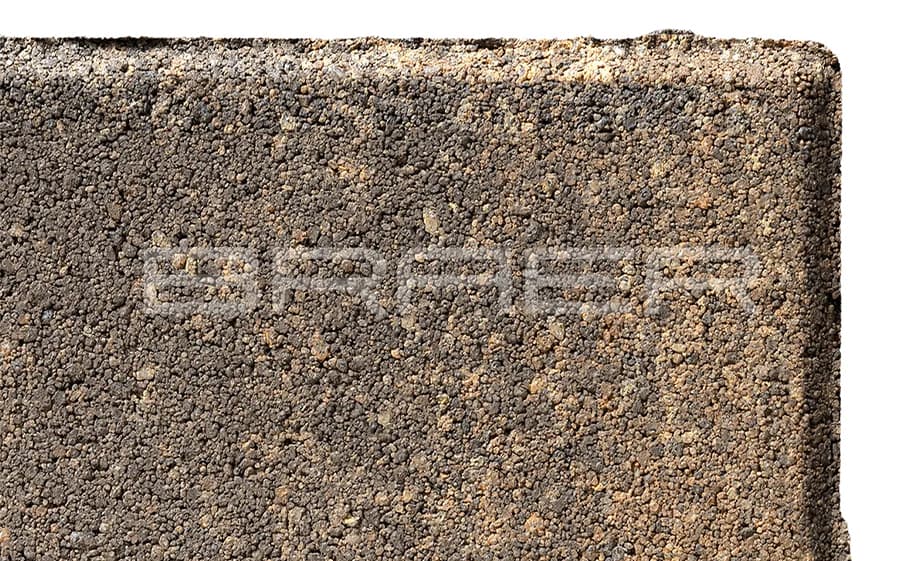 Плитка тротуарная BRAER Прямоугольник Color Mix Каштан, 200*100*40 мм