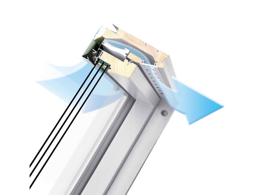 Мансардное окно FAKRO FTU-V U4, 550*980 мм