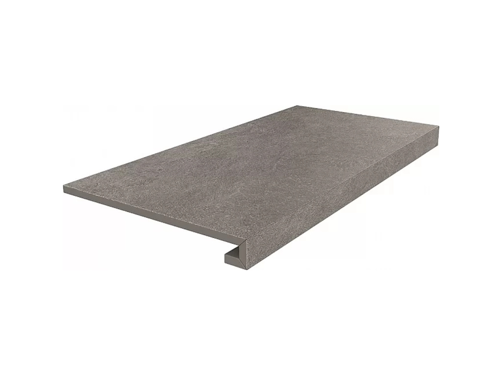 Ступень клееная KERAMA MARAZZI Про Стоун серый темный необрезная, 600*330*9 мм